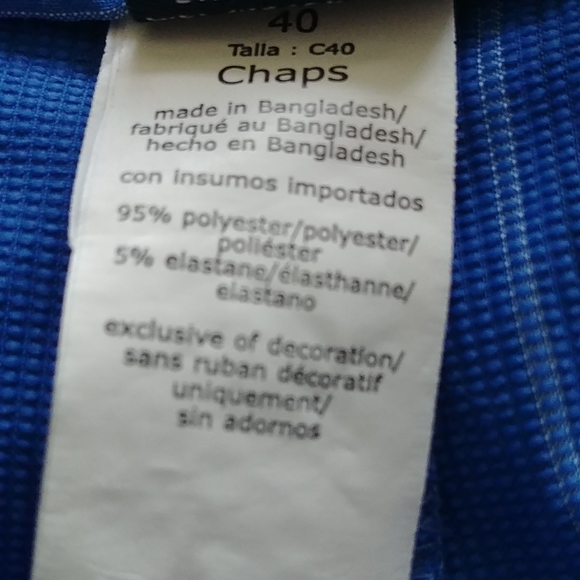 "CHAPS GOLF 78" SHORTS SIZE 40 - Picture 9 of 9